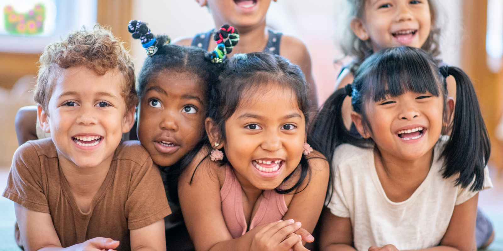 Image of kids of diverse ethnicities.
